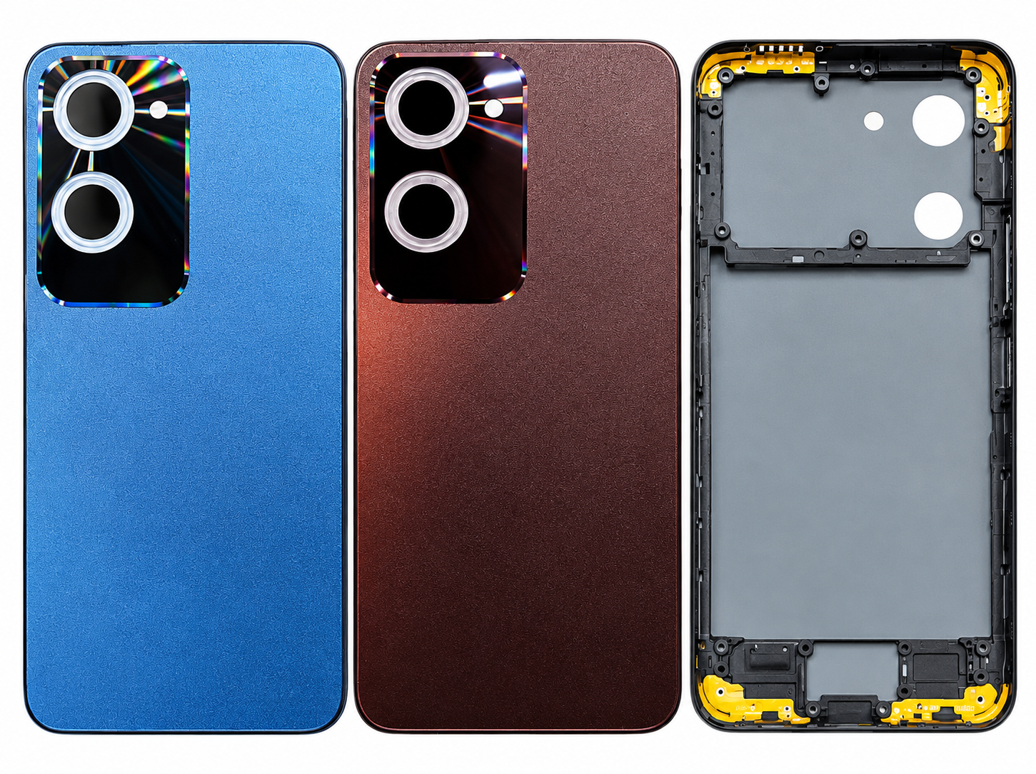 Compatible Replacement for Vivo Y28s / Y18 Full Housing Body – Red & Blue
